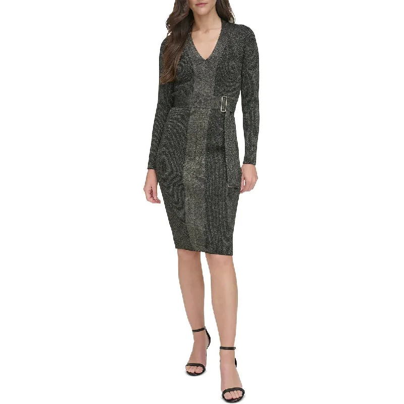 Vince Camuto Womens Metallic Party Dress Bodycon Dress