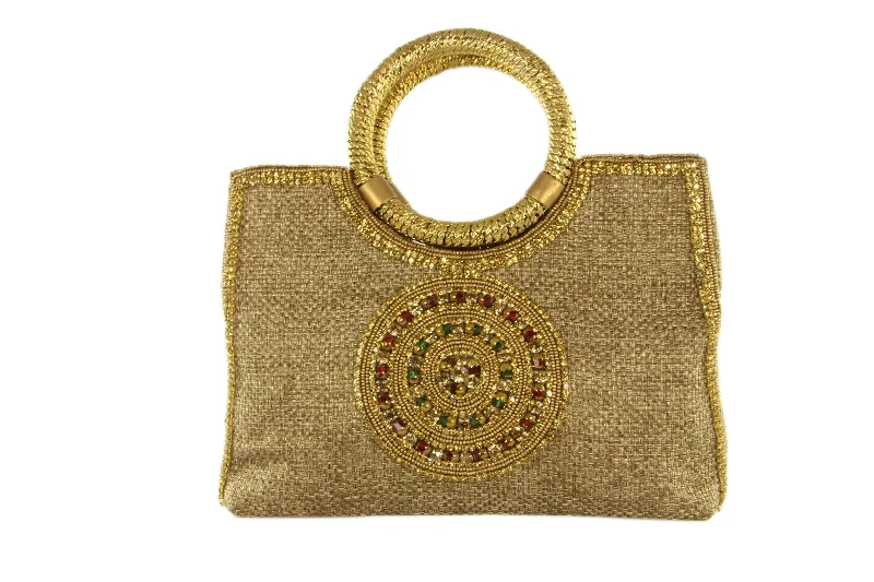 Bronze Medallion Indian Party Purse