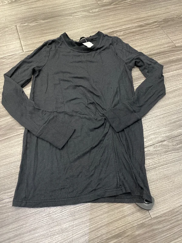 Top Long Sleeve By Athleta In Black, Size: Xxs