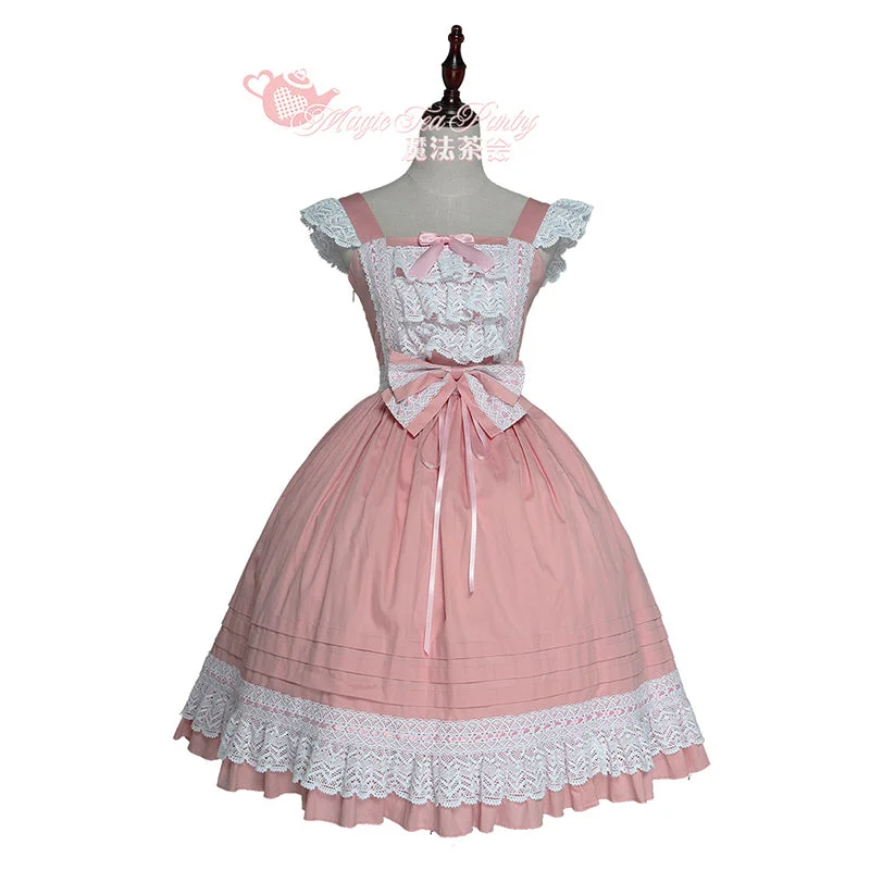 Magic Tea Party~Cute Lolita Jumper Dress Multicolors JSK