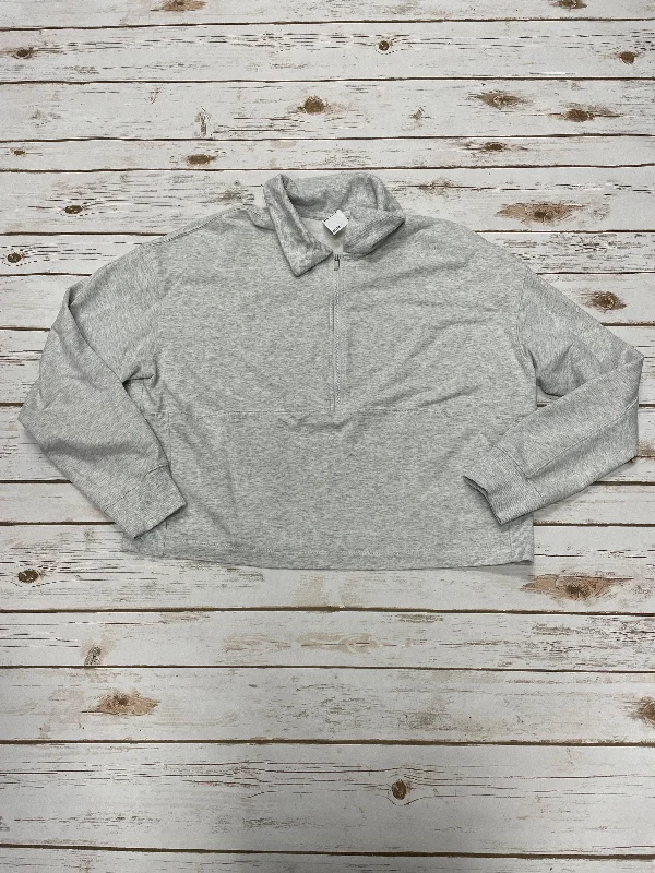 Top Long Sleeve By All In Motion In Grey, Size: L