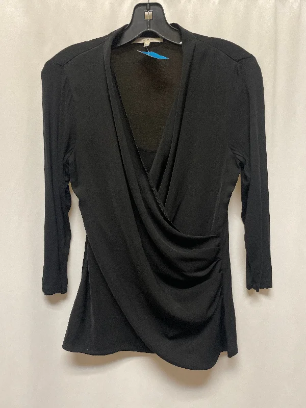 Top Long Sleeve By Hawthorn In Black, Size: Xs