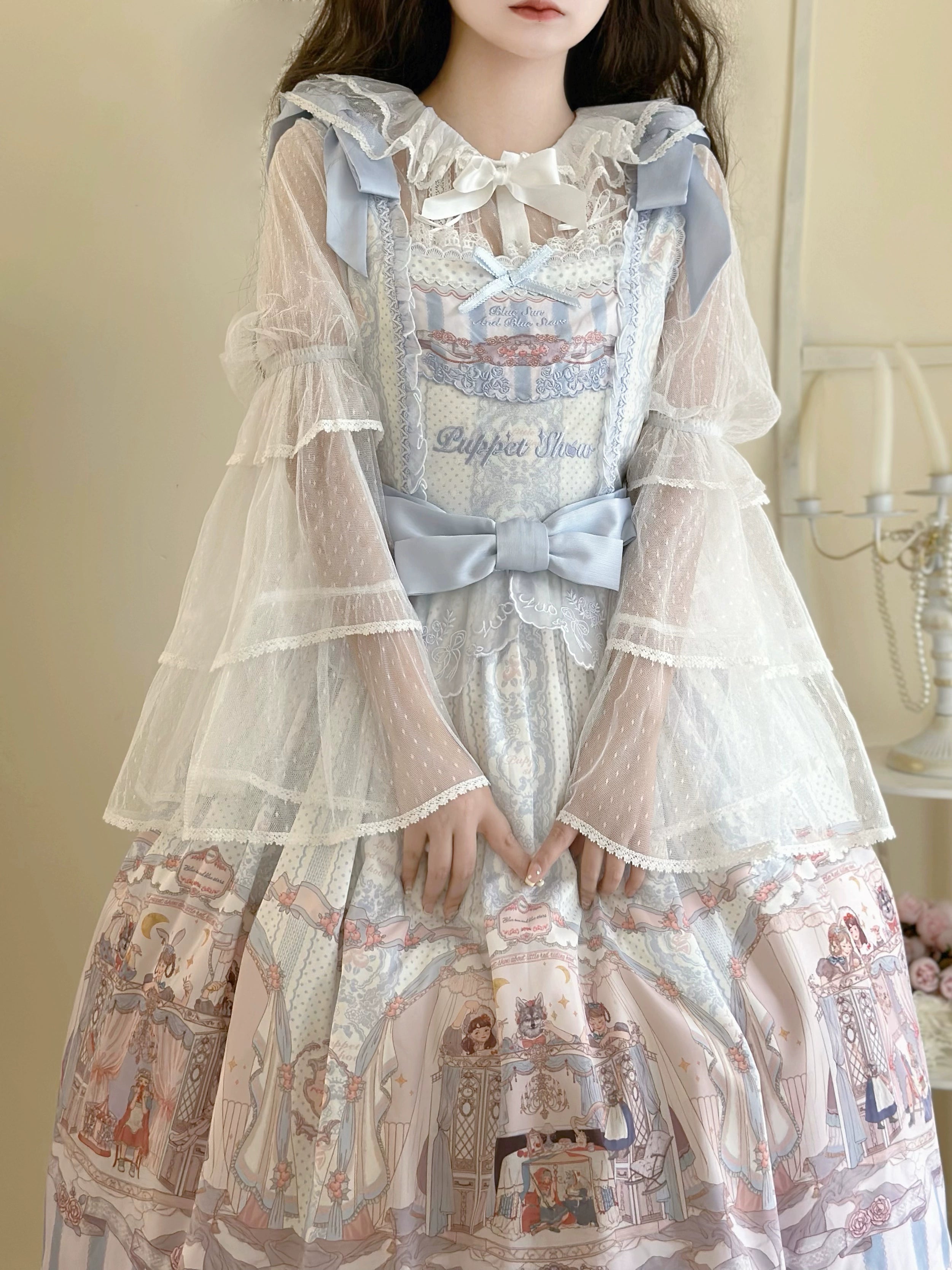 Magic Tea Party~Sweet Lolita Shirt Versatile Princess Sleeve Lolita Innerwear