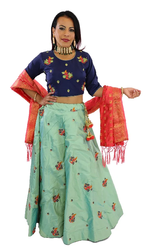 Under the Sea Sangeet Party Lehenga - SNT11056