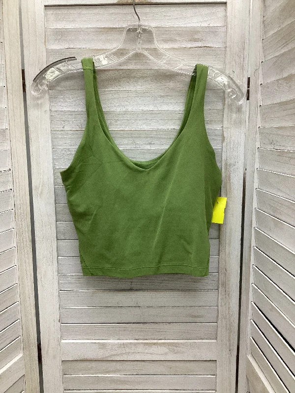 Athletic Bra By Lululemon In Green, Size: L