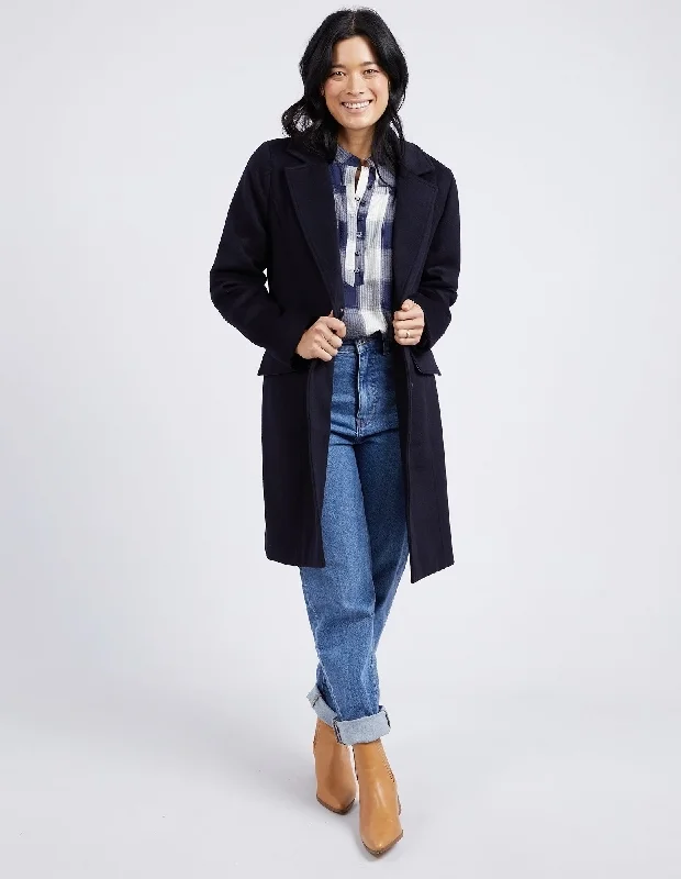 Elm Tamsin Coat Dark Sapphire