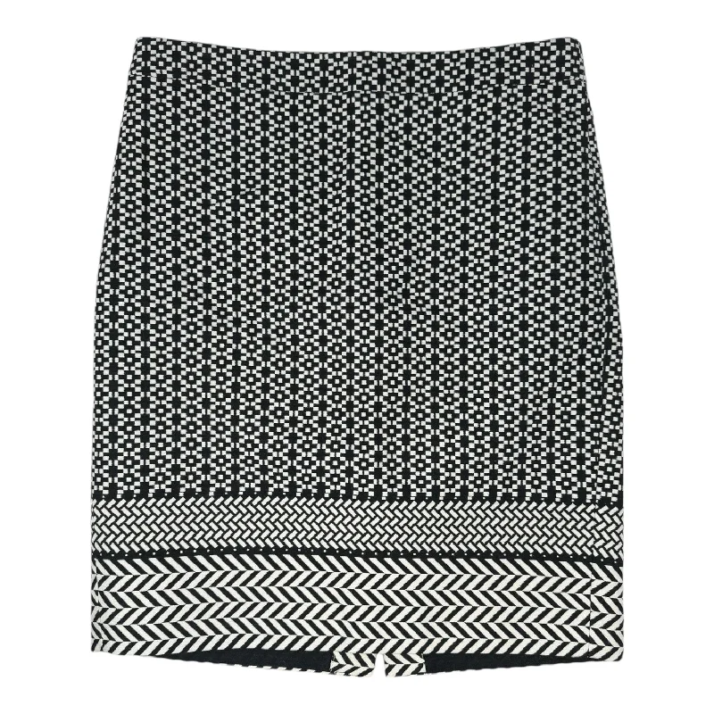 Skirt Midi By J. Crew In Black & White, Size: 8