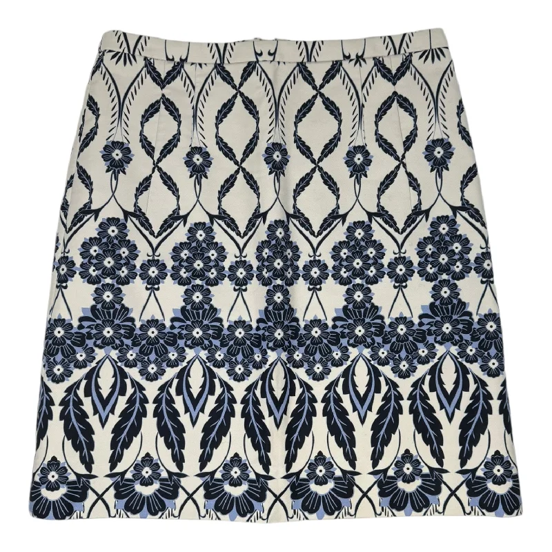 Skirt Mini & Short By J. Crew In Blue & White, Size: 2