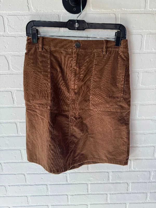 Skirt Mini & Short By J. Jill In Brown, Size: 6