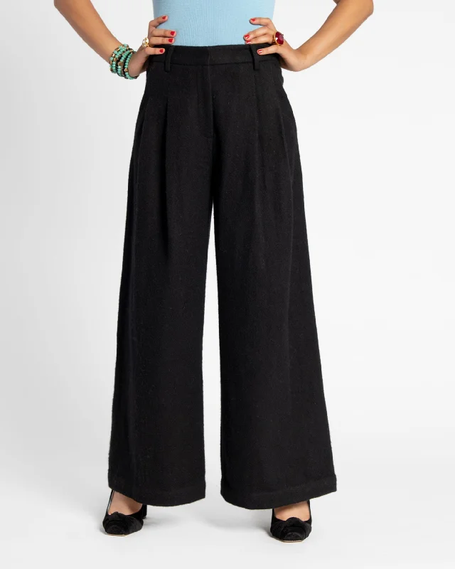 Bossy Pant Wool Black