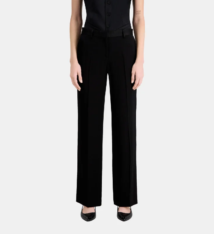 Crepe Suit Trousers