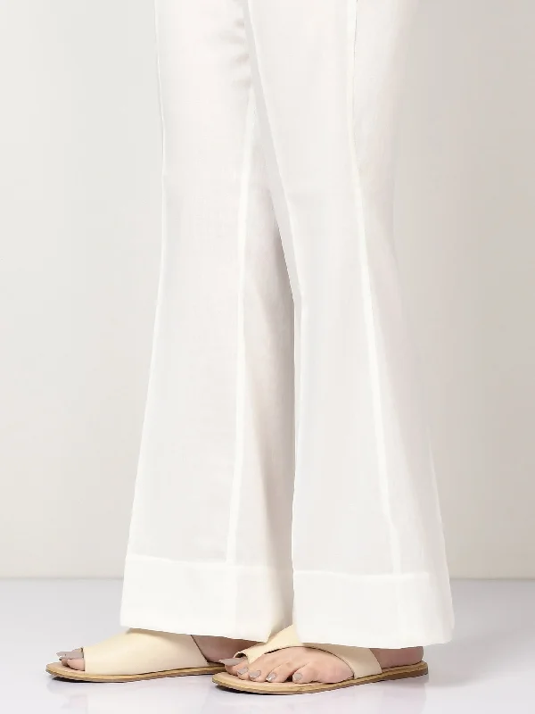 Winter Cotton Pants - White