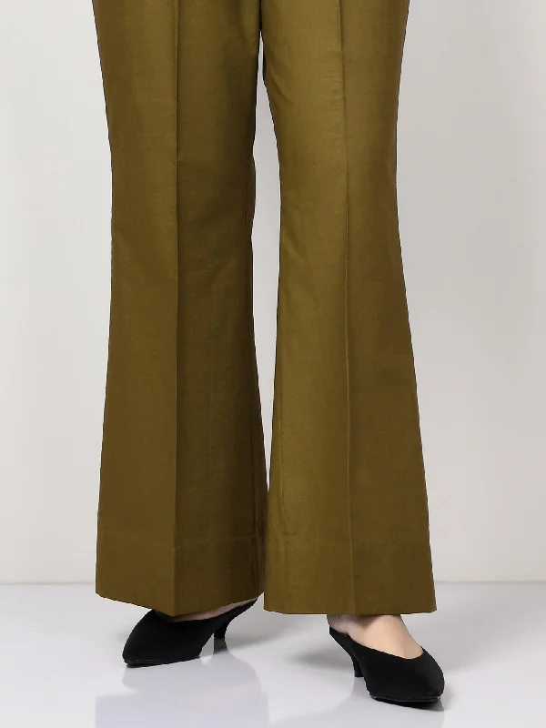 Khaddar Pants - Olive