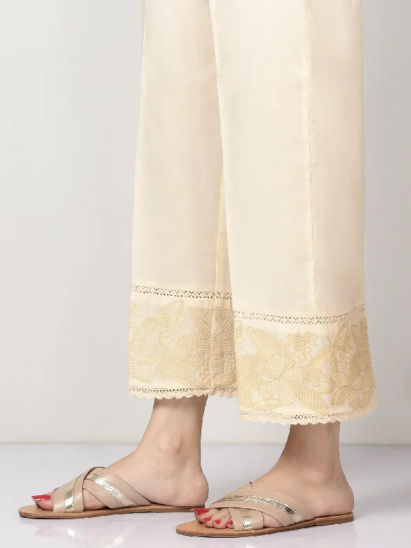 Embroidered Winter Cotton Pants