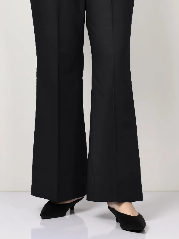 Silk Bootcut Pants