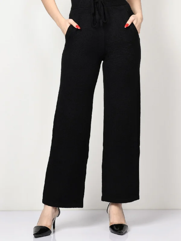 Woolen Trouser - Black