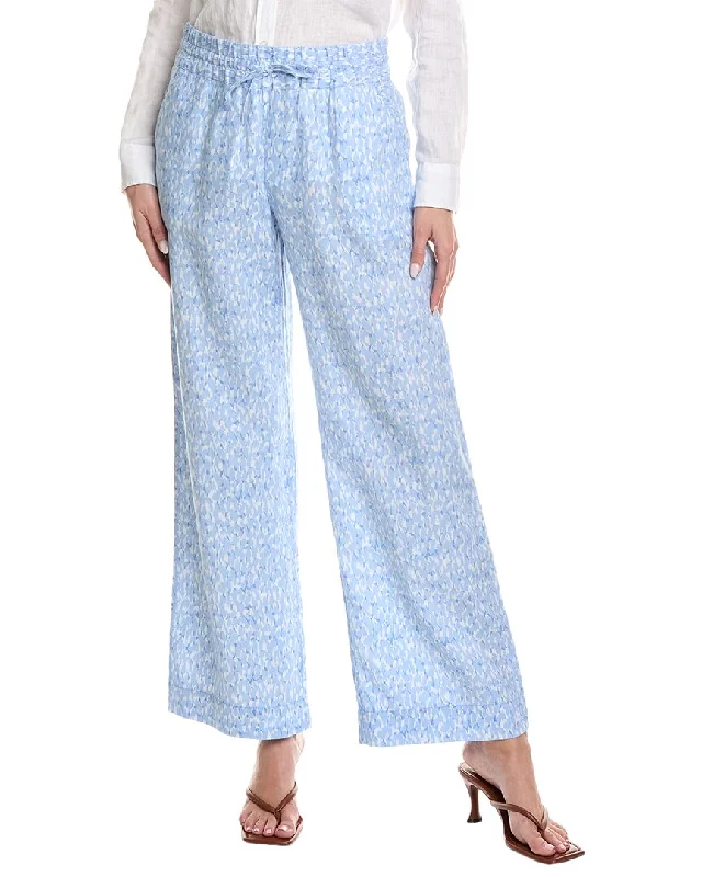 Tommy Bahama Chic Cheetah High-Rise Easy Linen Pant