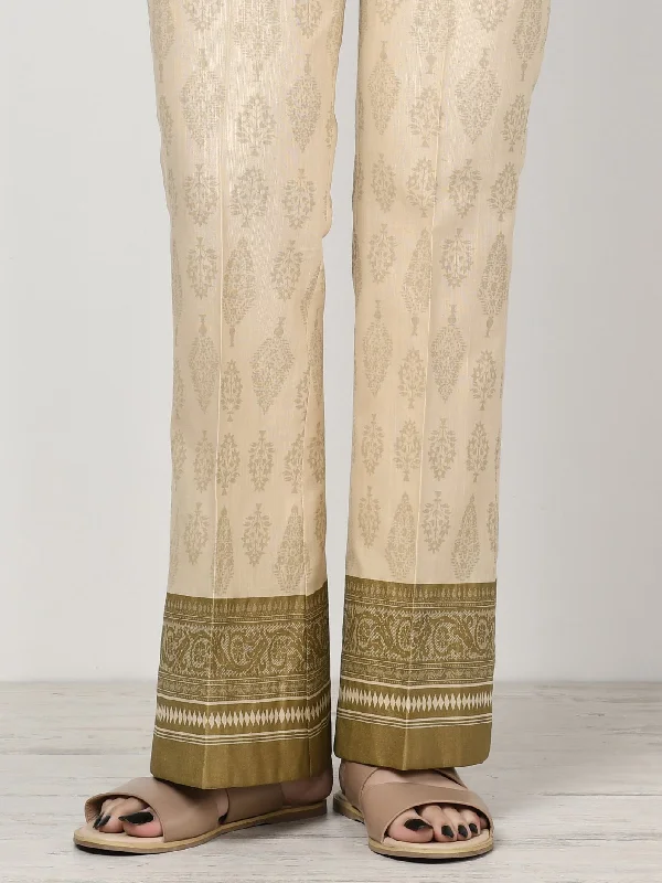 Printed Khaddar Trouser-Dyed (Unstitched)