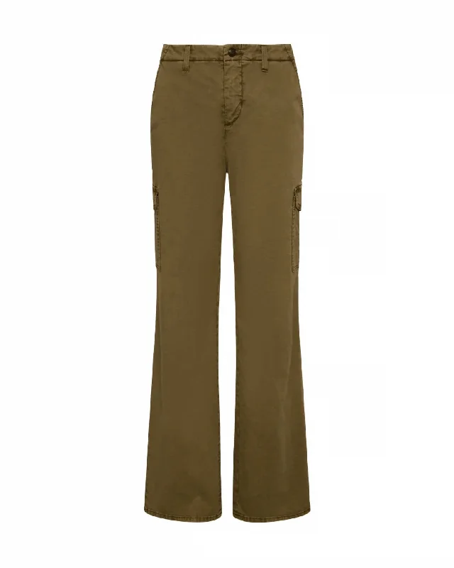 Women's Channing Trouser In Brown Olive