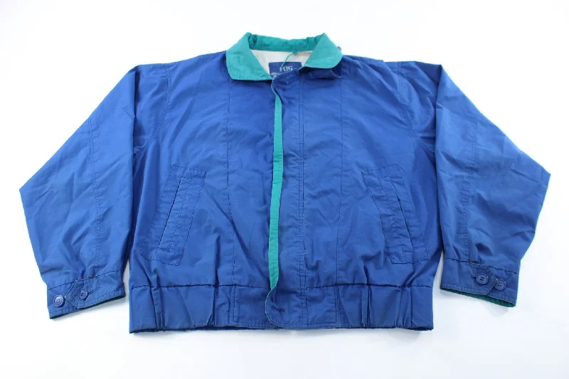 London Fog Blue Zip Up Jacket