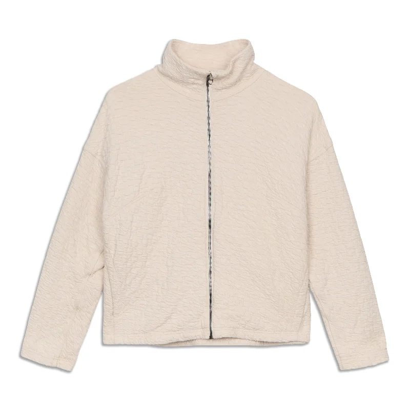 Rippled Full Zip Jacket - Resale