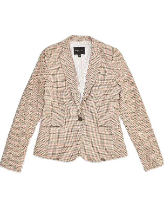 BANANA REPUBLIC Womens Classic 2 Button Blazer Jacket US 2 XS Beige