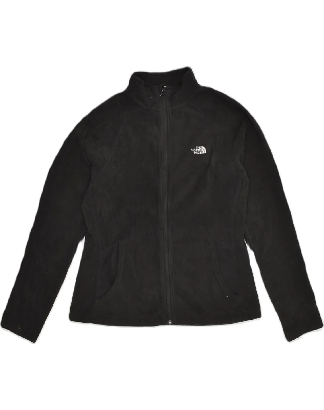 THE NORTH FACE Womens Fleece Jacket UK 14 Large Black Polyester