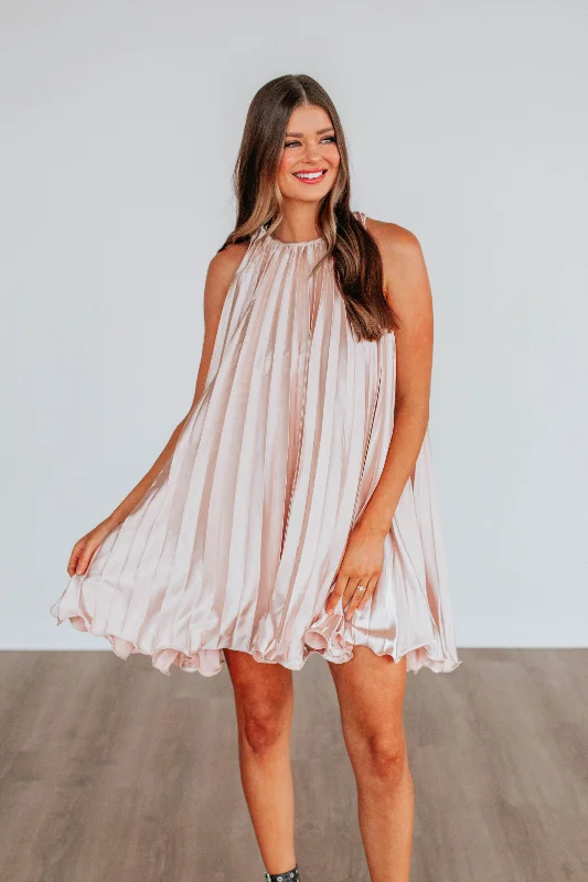 Get In The Groove Dress - Pink Gloss