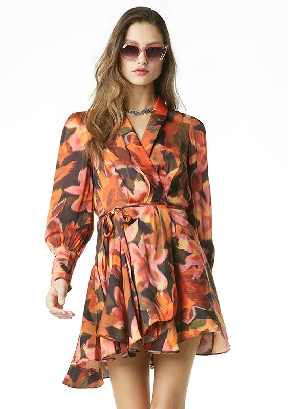 Glenna Poly Satin Dress - FINAL SALE