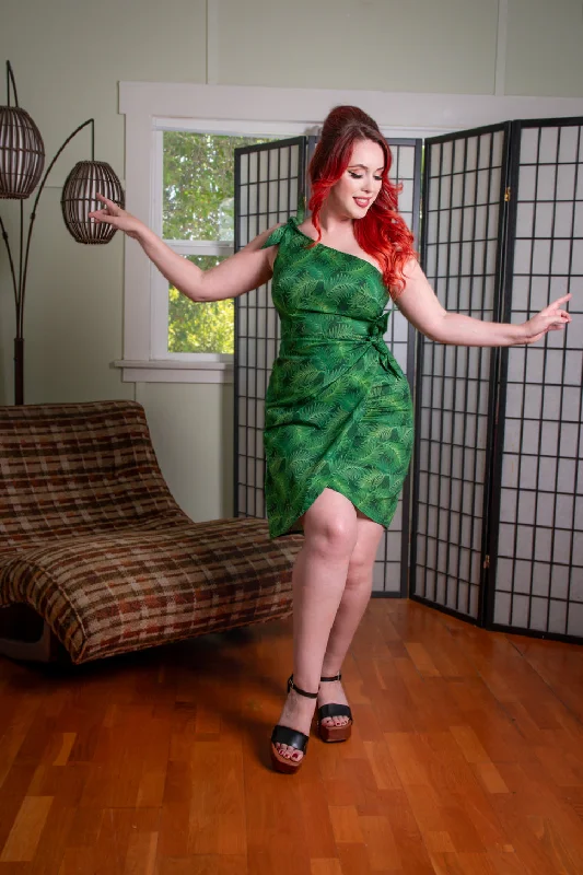 Paradise Dress- Green Ferns