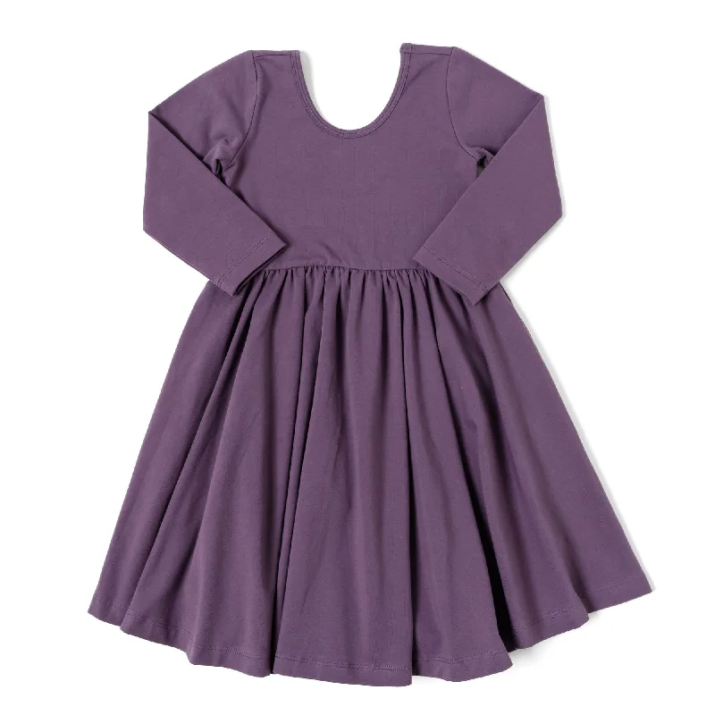 The Ballet Dress in Eggplant