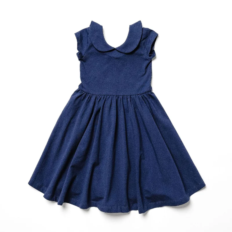 The Peter Pan Ballet Dress in Blueberry