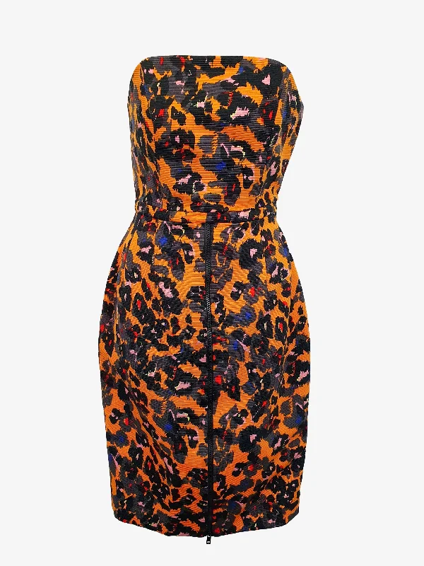 Camilla and Marc Merit Leopard Midi Dress Size 10