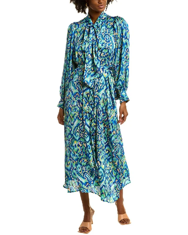 Beulah Scarf Neck Maxi Dress