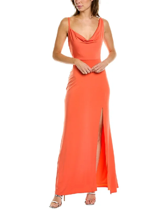 Laundry by Shelli Segal Cowl Maxi Dress