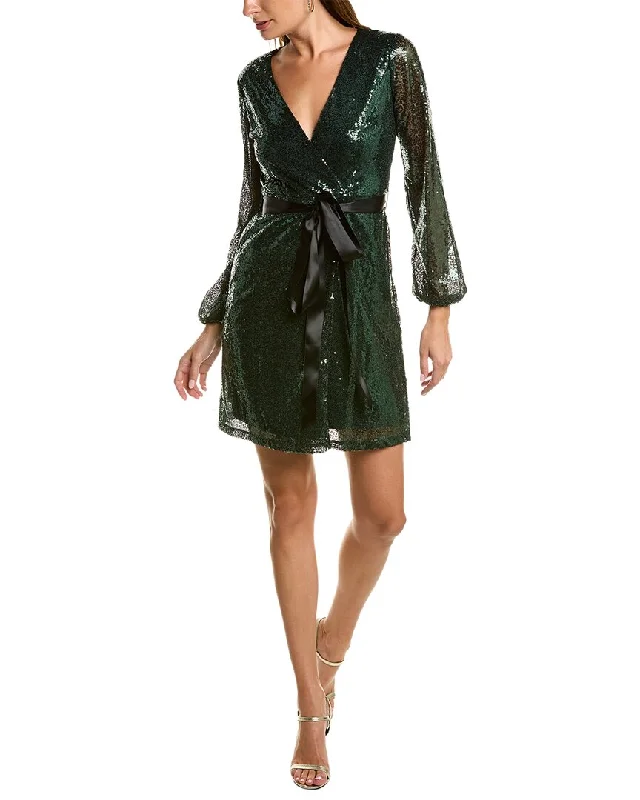 Maison Tara Sequin Mini Dress