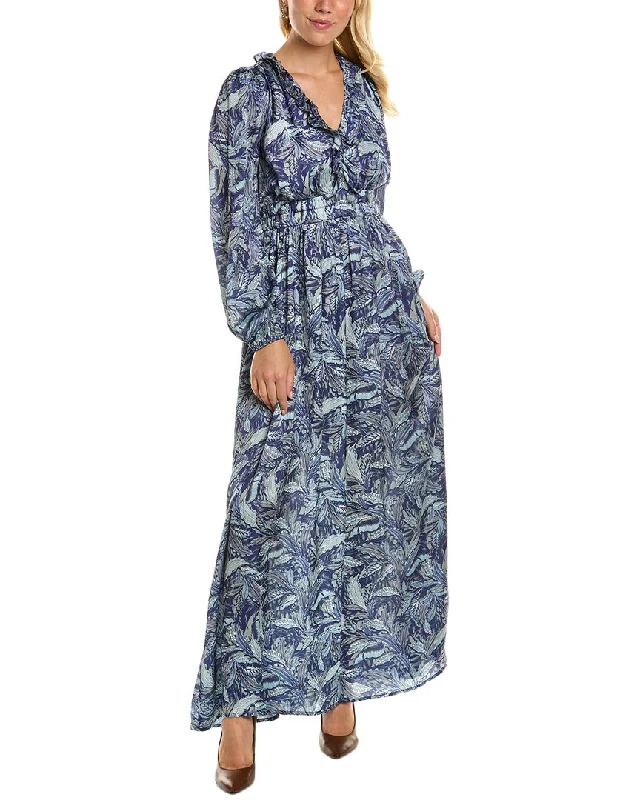 Mirabel Blouson Sleeve Maxi Dress