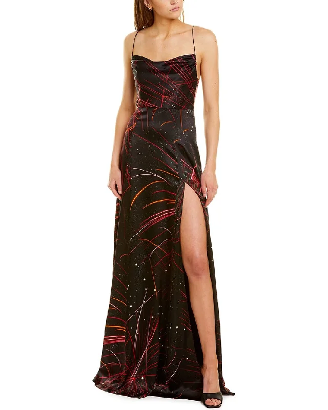 Retrofete Gracie Silk-Blend Maxi Dress