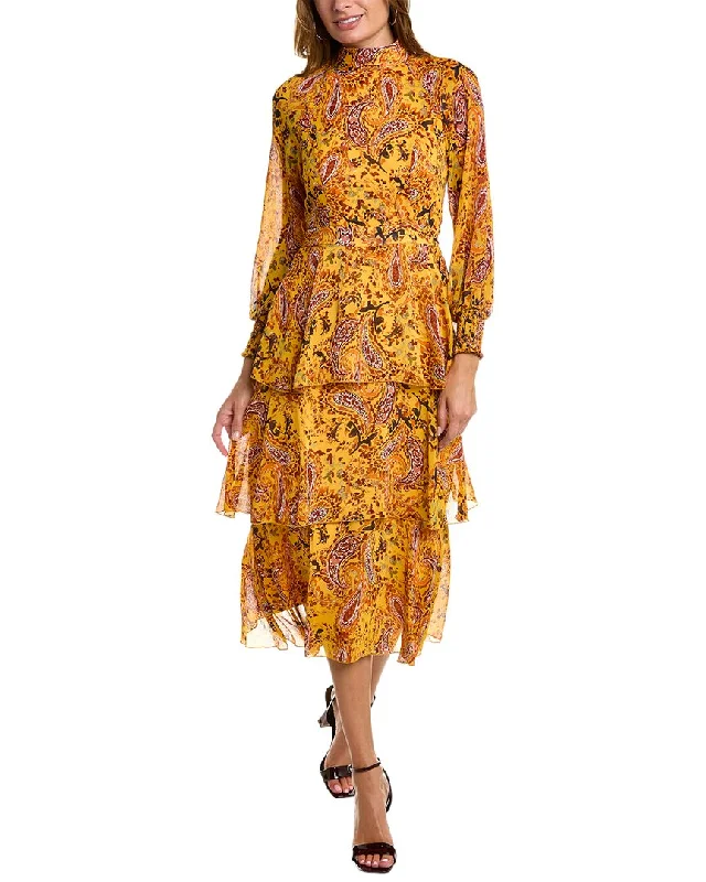 Tahari ASL Tiered Maxi Dress