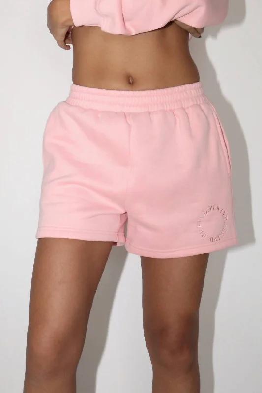 Blushing Sweat Short In Pink