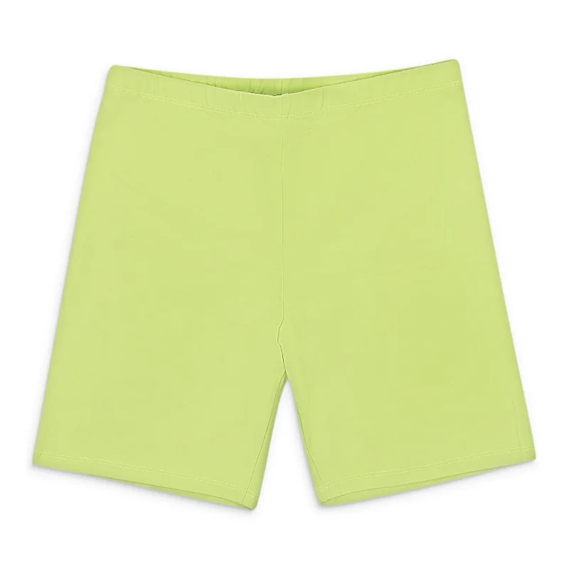 CALLIPYGIAN LIME BIKER SHORTS