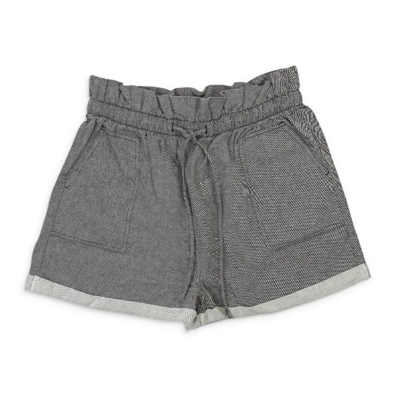 CALLIPYGIAN PAPERBAG BLACK GRAY SHORTS