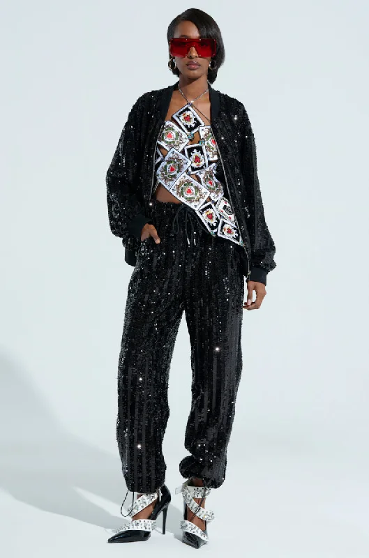 COSMIC SEQUIN JOGGER