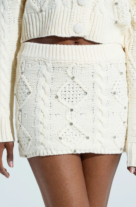 SNOW BUNNY MINI SKIRT