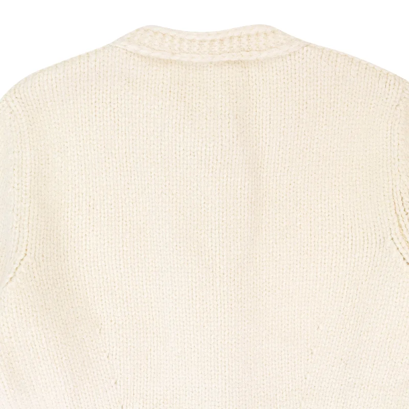 CASHMERE CREW NECK BEIGE SWEATER