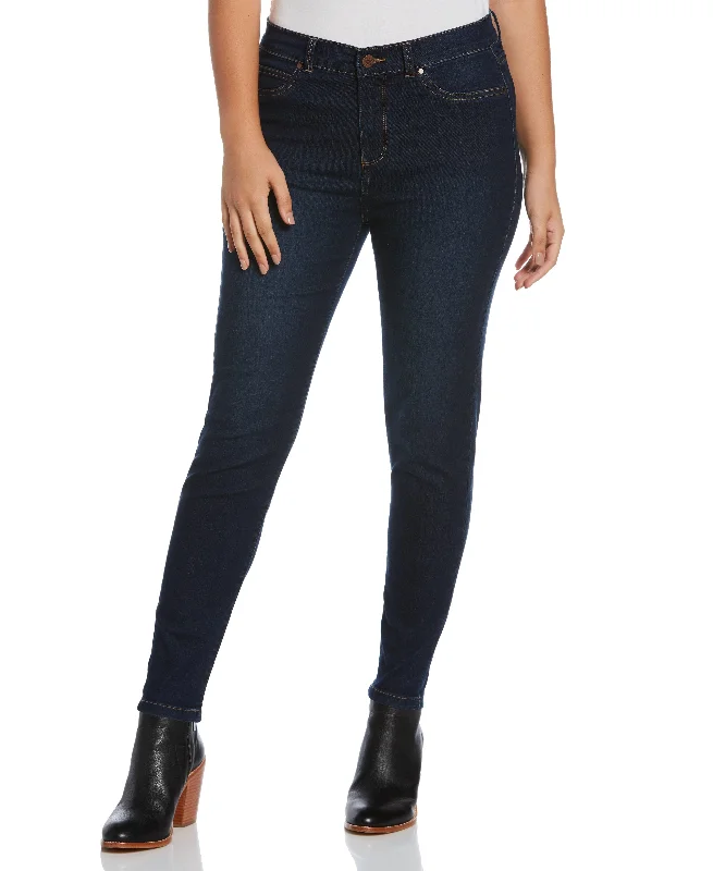 Fly Front Skinny Jean Dark Wash - Skinny Fit