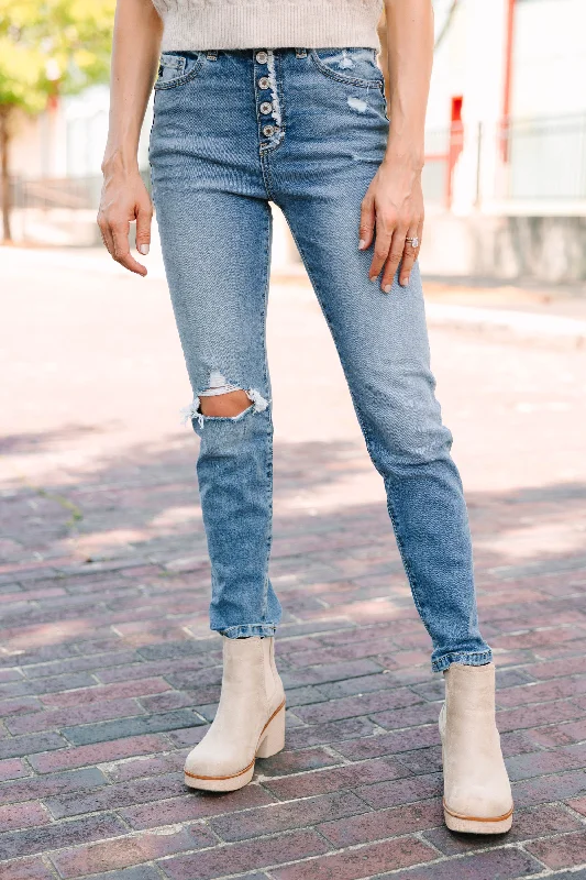 KanCan: Meet You There Medium Wash Mom Jeans