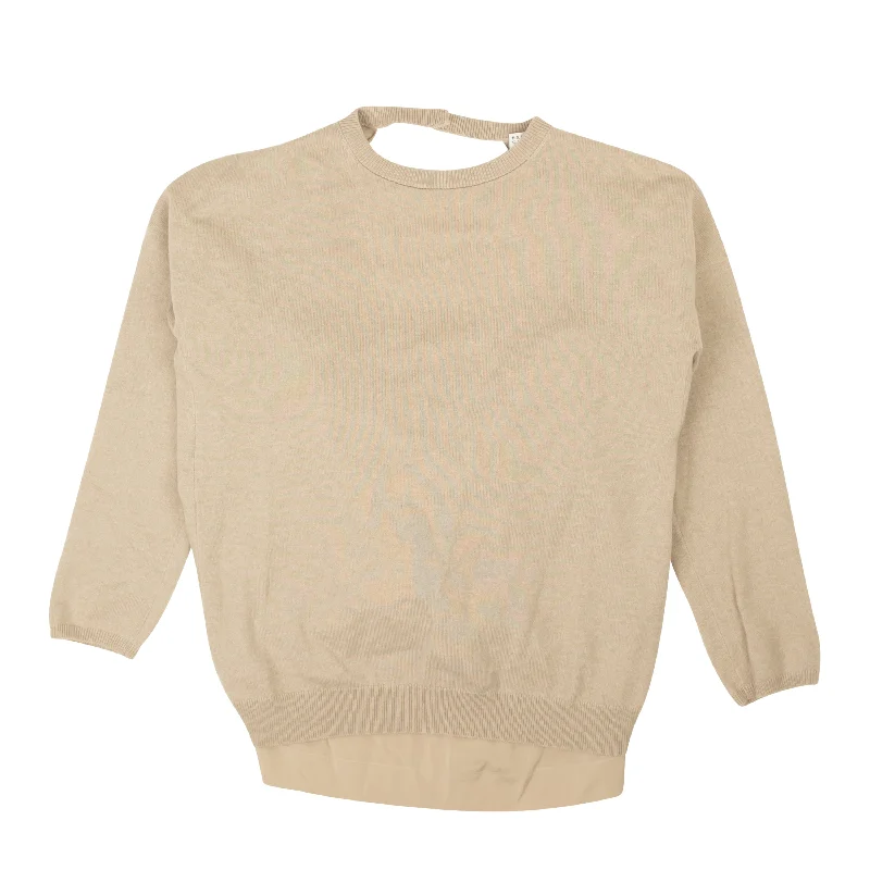 Nut Cashmere Crewneck Thermal Sweater